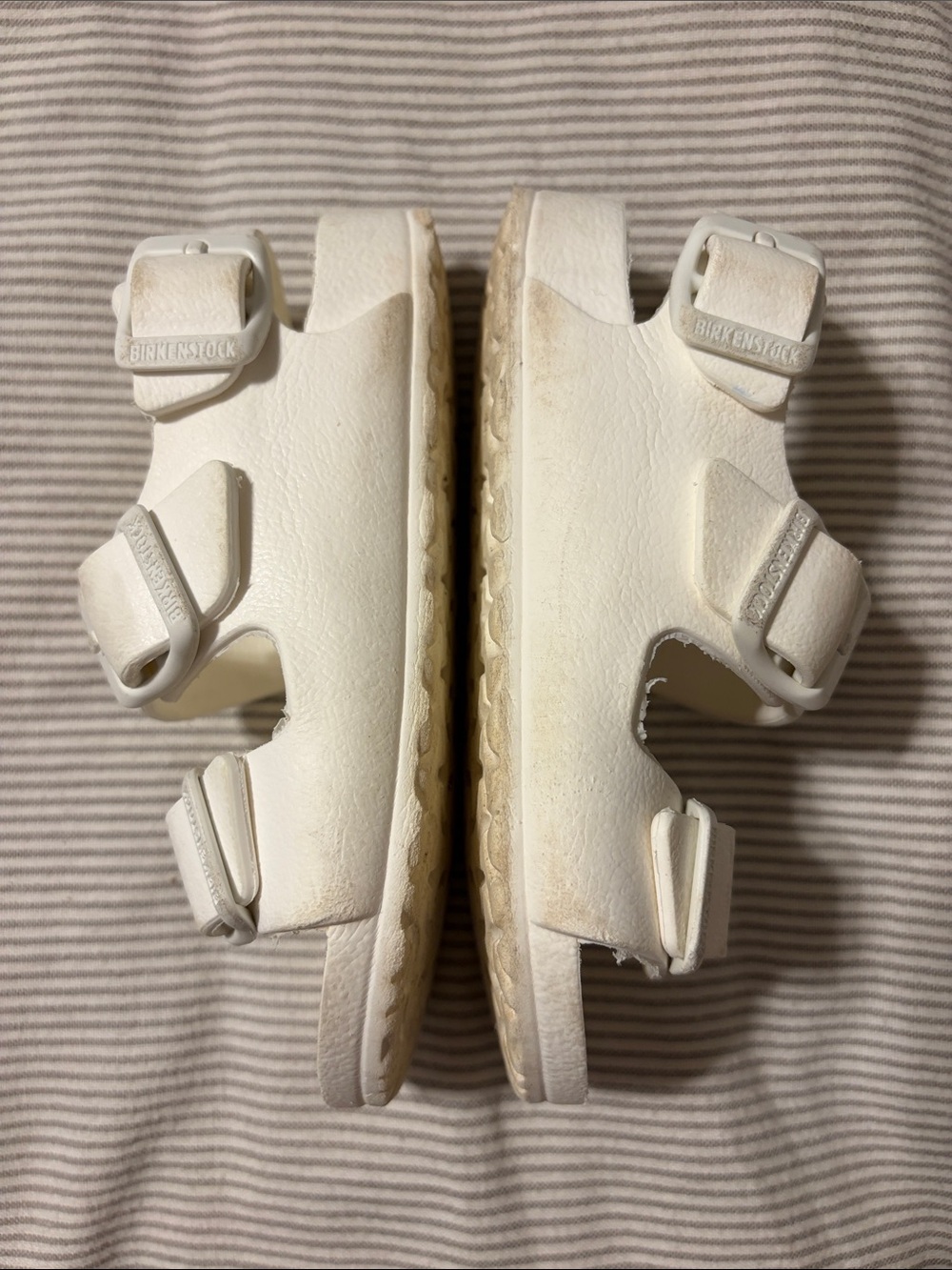 Birkenstock Kids Milano EVA Sandals White Size EU 26 (US 9-9.5) - Picture 6 of 6